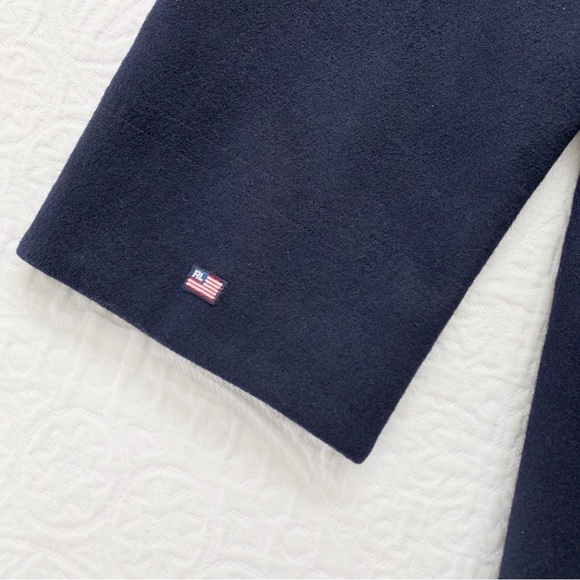 RARE🔥‎ Ralph Lauren Polo Jeans Co Men's Double Breasted Military Style Pea Coat - Picture 5 of 10